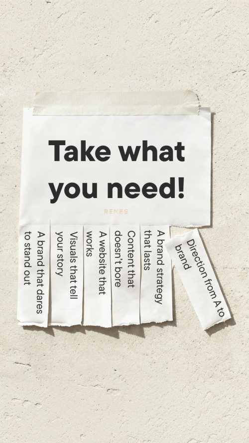 Take what you need 3.1